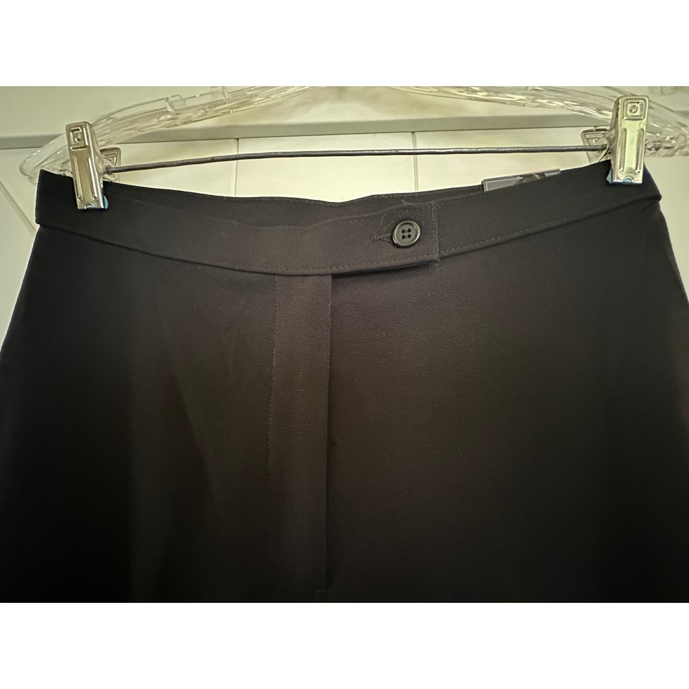 NWT Investments Petites Blk Madison Ave Crop Pants‎ Sz 6P Comfort Hidden Elastic